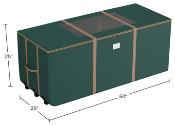 Christmas Tree Storage Tote With Wheels Rolling Holiday Container for 9' Tree