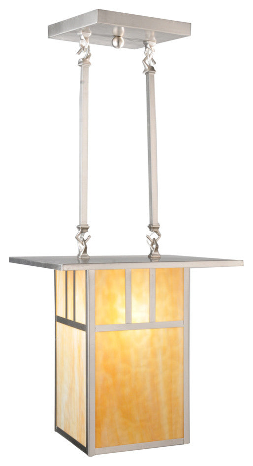 14Sq Double Bar Mission Pendant