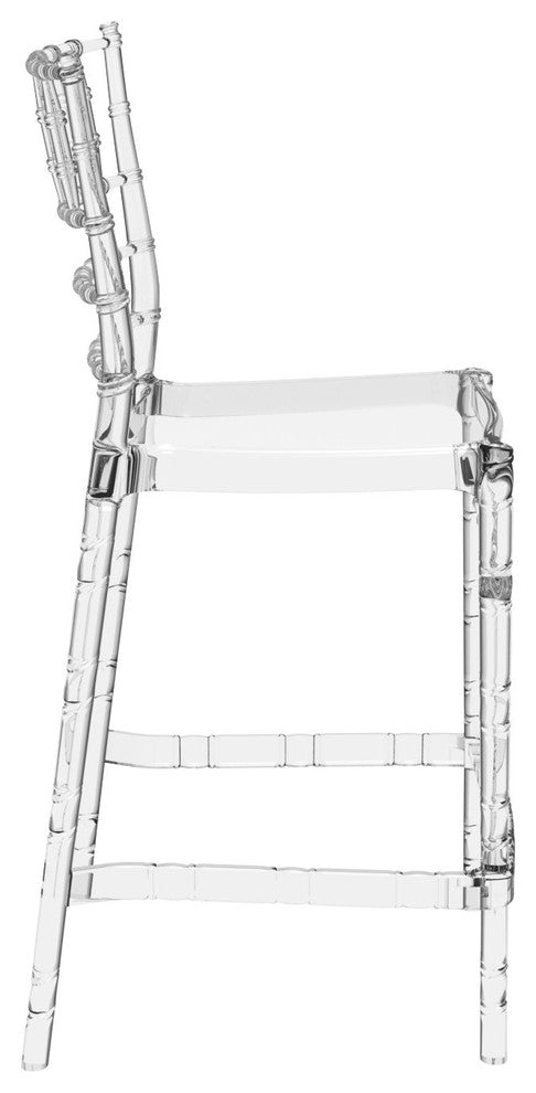 Compamia Elle Chiavari Counter Stools, Set of 2, Clear