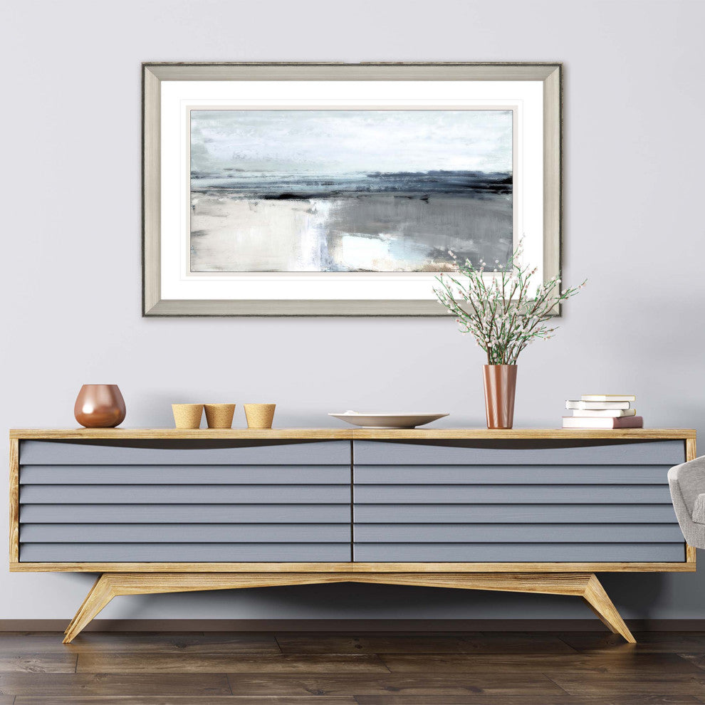 Moody Coast II Framed Art