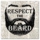 Respect the Beard 16x16 Canvas Wall Art