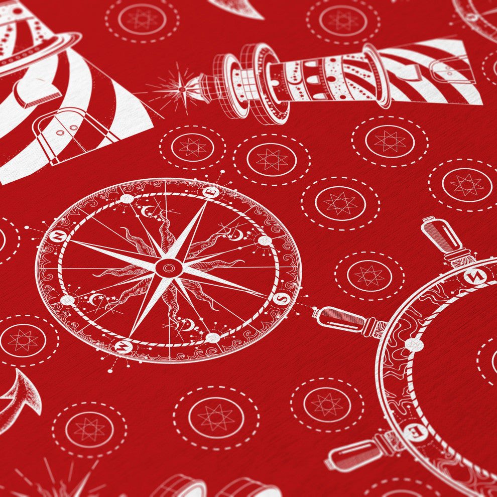 Indoor/Outdoor Harbor HA9 Red Machine Washable 1'8" x 2'6" Rug