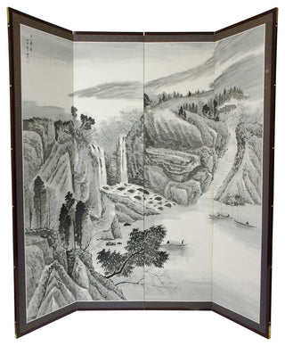 6' Tall Misty Mountain Room Divider