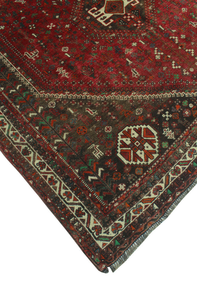 Fine Vintage Distressed Isabel Red Rug