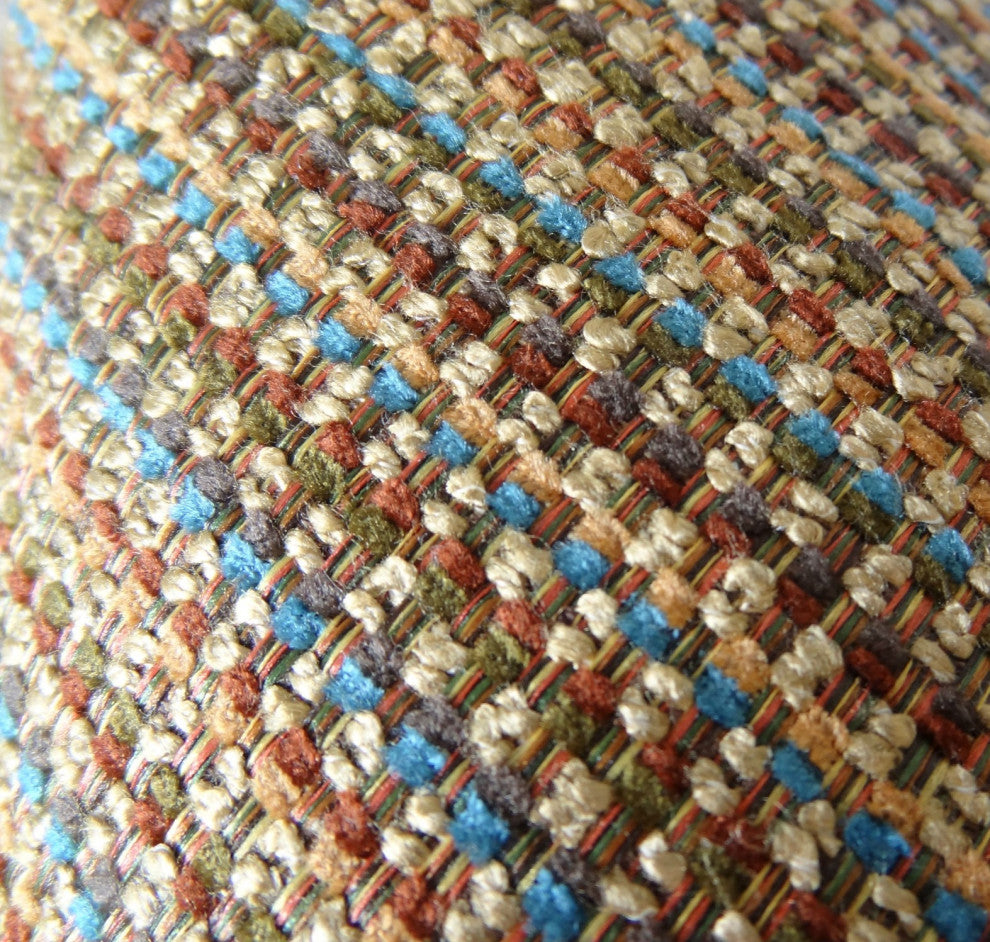 Madison Copper and Brown Handmade Luxury Pillow, Double Sided 20"x26"