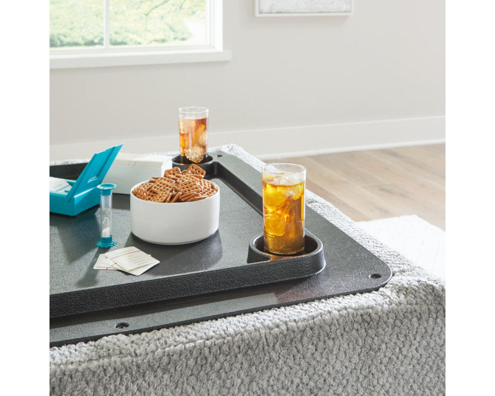 Casselbury Cement Ottoman With Storage