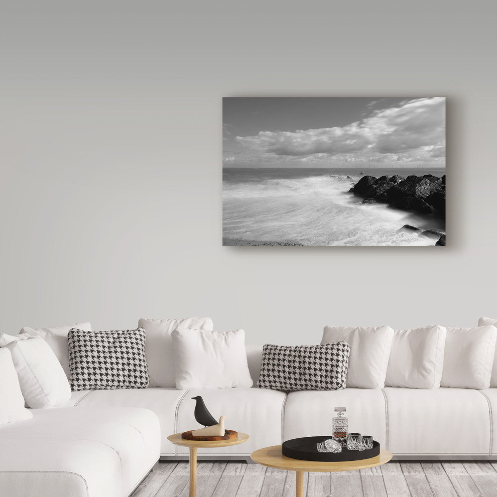 "Waves Crashing" by Claire Doherty, Canvas Art