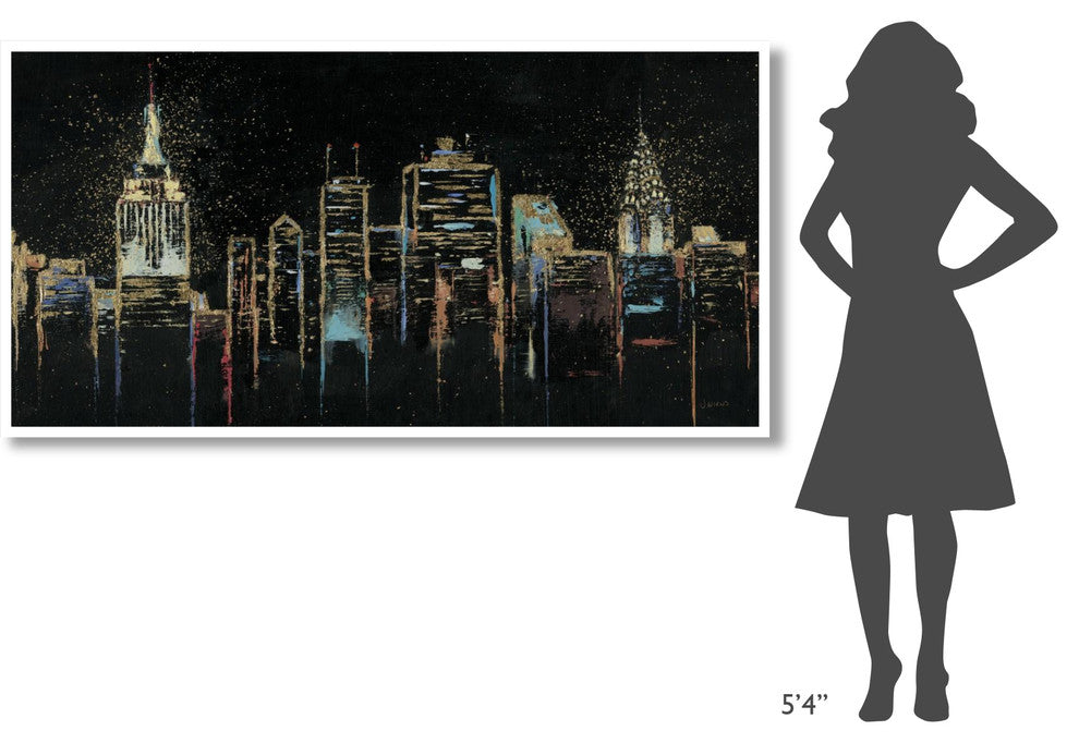 "Cityscape" Digital Paper Print by James Wiens, 74"x38"