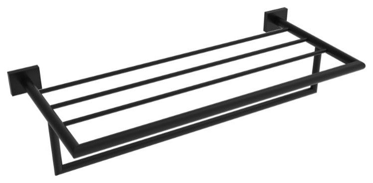 ICO Bath Crater 24 Inch Towel Shelf W/ Bar