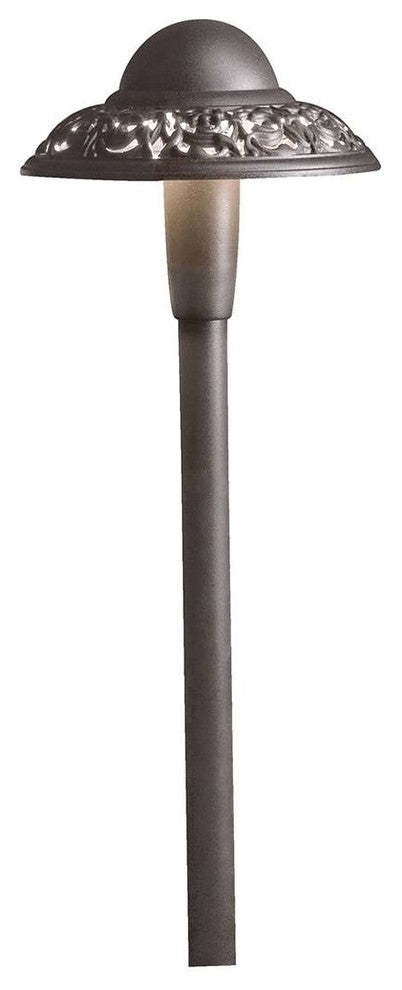 3 Light Landscape 12V LED Path-Spread Light in Textured Architectural Bronze