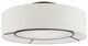 Ellsworth 4 Light English Bronze With Shiny White Accents Semi-Flush