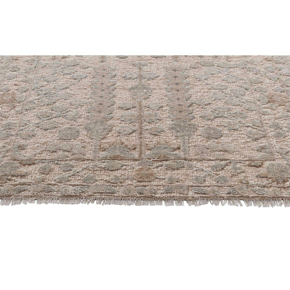 Shirin Kara Area Rug, Neutral, 5'x8'