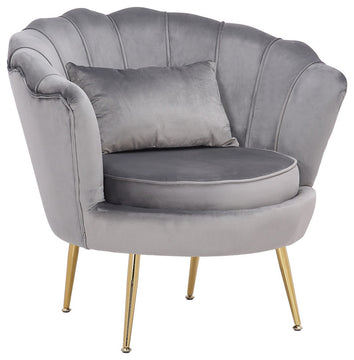 Queen Lounge Chair, Gray