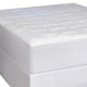 Candice Olson Jacquard Scroll Mattress Pad, White, King