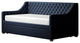Little Seeds Monarch Hill Ambrosia Twin Daybed and Trundle in Blue Velvet