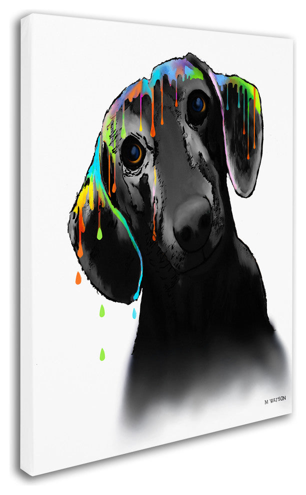 'Dachshund' Canvas Art by Marlene Watson