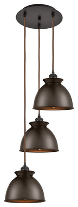 Adirondack 3-Light Cord Multi Pendant, Oil Rubbed Bronze