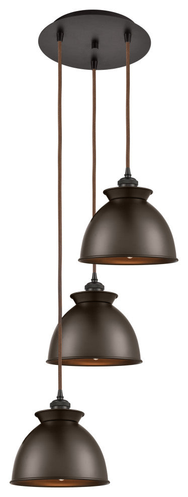 Adirondack 3-Light Cord Multi Pendant, Oil Rubbed Bronze