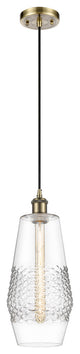 Innovations 516-1P-AB-G682-7-LED 1 Light 7" Mini Pendant, Antique Brass