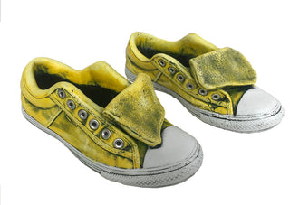 Yellow Sneaker Planter, 2-Piece Set