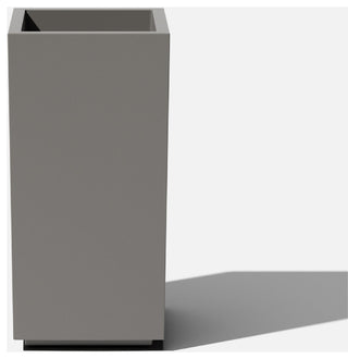 Veradek Block Series Pedestal Planter, Grey, Tall