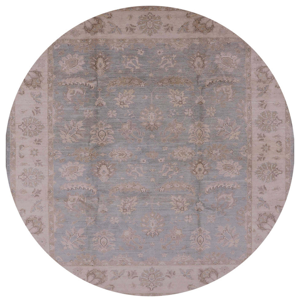 Ahgly Company Indoor Round Mid-Century Modern Area Rugs, 7' Round