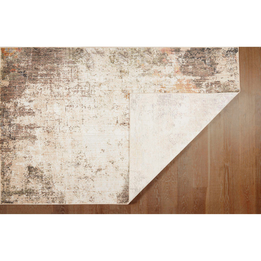 Sahara Abstract Machine Made Indoor Area Rug, 5'3"x7'3", Multi