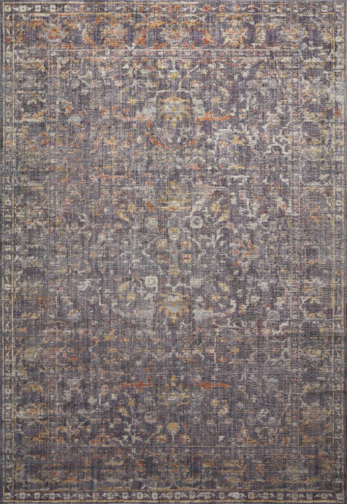 Chris Loves Julia x Loloi Rosemarie Graphite/Multi 11'-6" x 15'-6" Area Rug