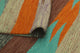 Winchester Kilim Wake Light Green/Orange Runner, 2'9x9'10