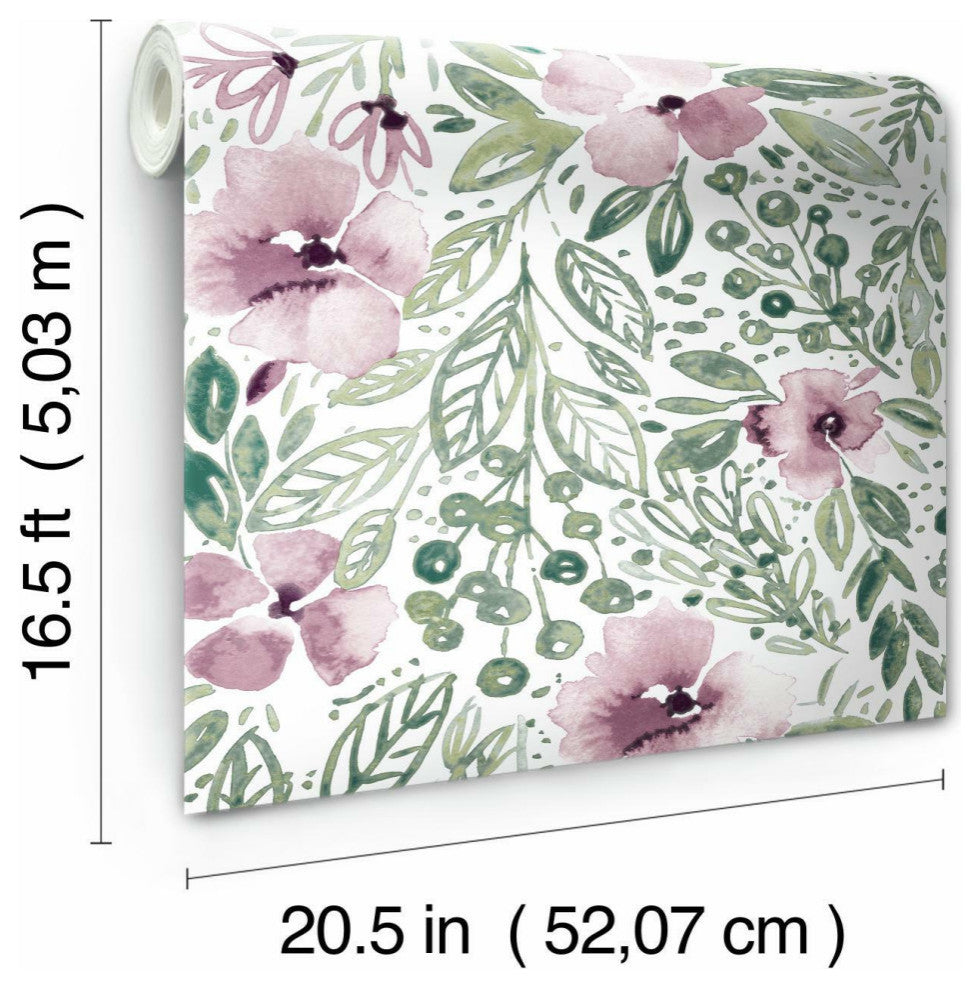 Clara Jean April Showers Peel & Stick Wallpaper