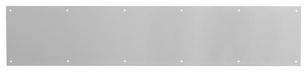 Door Kickplate, 6"x34", Satin Nickel Aluminum