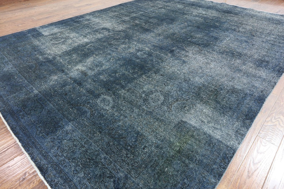 Oriental Hand Knotted Overdyed Area Rug 10'x13', W2074