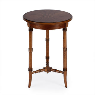 Isla Olive Ash Burl Accent Table, Brown