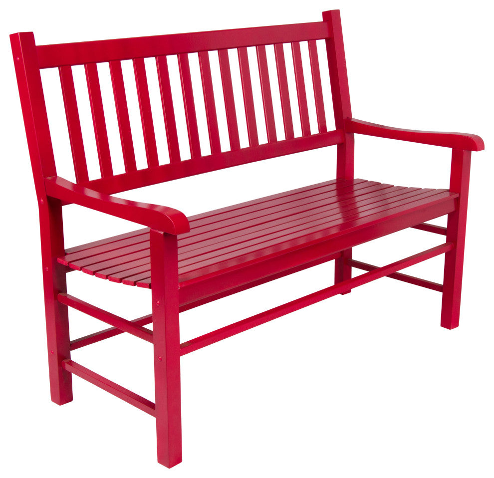 Shine Company Eden Garden Bench, Red