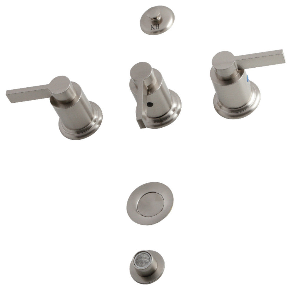 Kingston Brass Bidet Faucet, Brushed Nickel