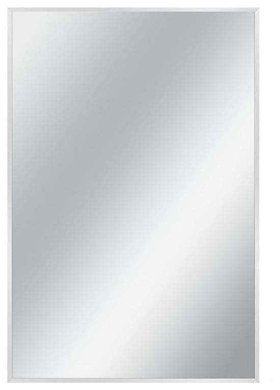 Silver Rectangular Wall Mirror