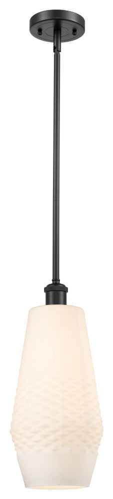 Innovations 516-1S-BK-G681-7 1-Light Mini Pendant, Matte Black