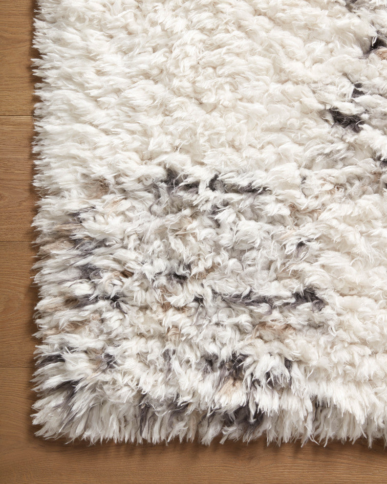 Angela Rose x Loloi Amira Ivory / Granite 2''-7" x 12''-0" Runner Rug