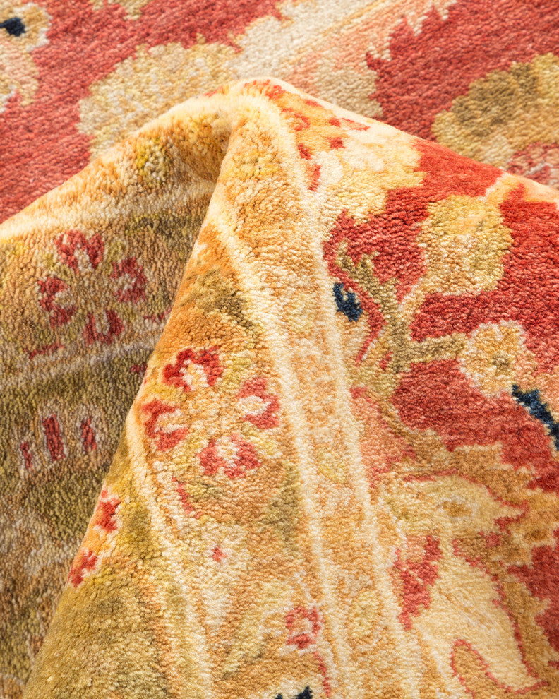 Mogul, One-of-a-Kind Hand-Knotted Area Rug Orange, 6'1"x9'3"