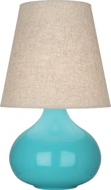 June Accent Lamp, Buff, Egg Blue