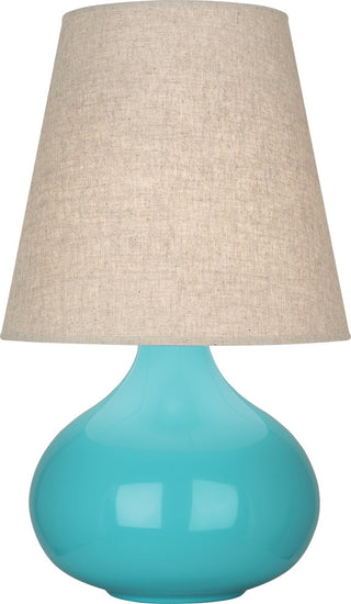 June Accent Lamp, Buff, Egg Blue