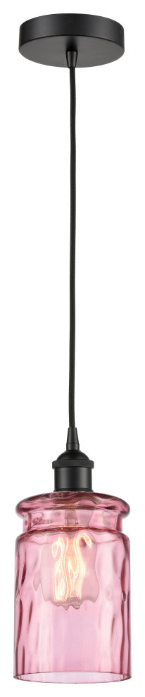 Innovations 616-1P-BK-G352-LIL Candor 1 Light Mini Pendant, Matte Black