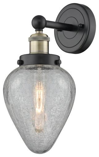 Innovations Geneseo 1 6" Sconce Black Antique Brass