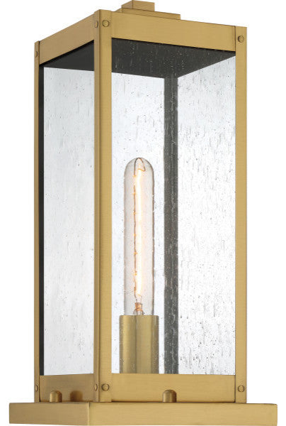 Westover 1-Light Outdoor Lantern, Earth Black