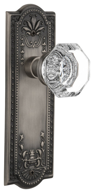 Meadows Plate Passage Waldorf Knob, Antique Pewter
