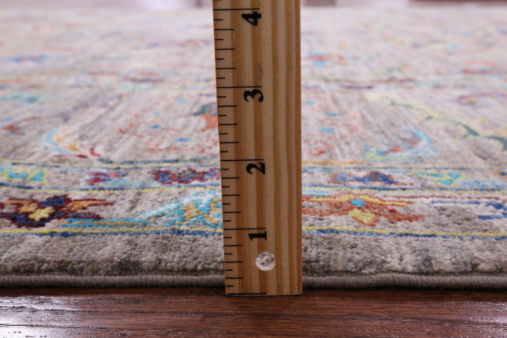 Handmade Persian Tabriz Wool Rug 6' 6" X 9' 8" Q9650