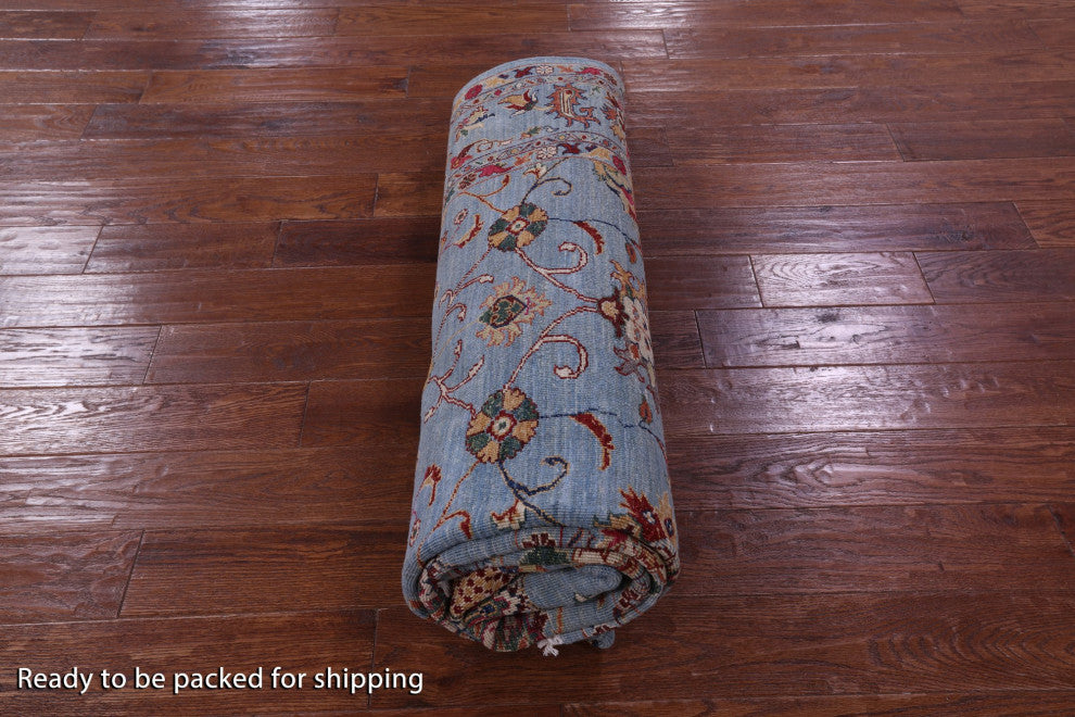 Hand-Knotted Persian Tabriz Wool Rug 6' 9" X 9' 3" - Q12773