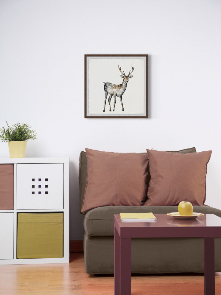 "Long Legs" Framed Painting Print, 18x18