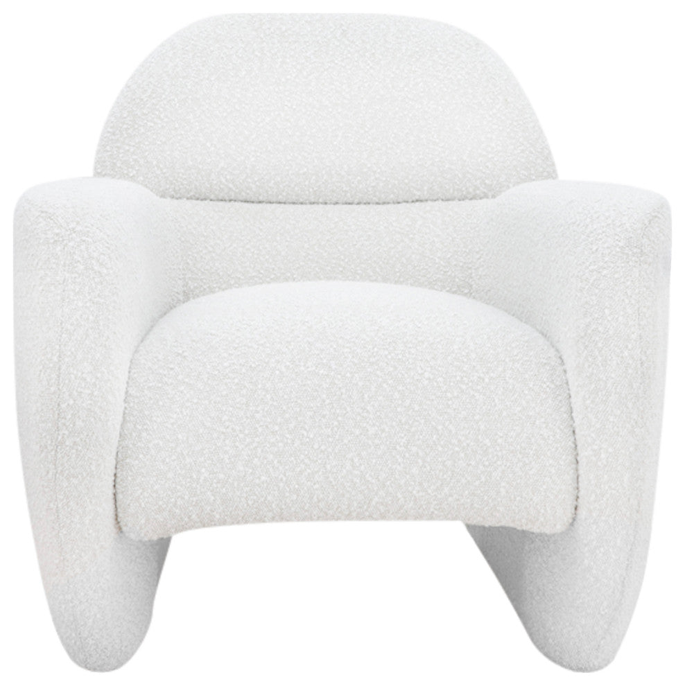 Club Accent Arm Chair, Ivory