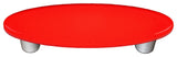 Transparent Orange Pull Oval, Alum Post